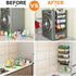 5 Pack Magnetic Spice Rack for Fridge Kitchen with Hook Bar
