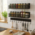 3 Pack Magnetic Spice Rack for Fridge Kitchen with Hook Bar