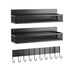 3 Pack Magnetic Spice Rack for Fridge Kitchen with Hook Bar
