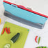 CARLA HOME 4 Piece Colour Coded Cutting Board Set with Stand, BPA-Free Plastic