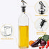 4 Pack Glass Oil Dispenser Bottle 500ml Transparent Kitchen