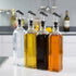 4 Pack Glass Oil Dispenser Bottle 500ml Transparent Kitchen