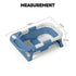 Foldable Baby Bath Tub with Collapsible Toddler - Blue