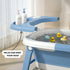 Foldable Baby Bath Tub with Collapsible Toddler - Blue