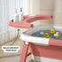 Foldable Baby Bath Tub with Collapsible Toddler - Pink