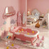 Foldable Baby Bath Tub with Collapsible Toddler - Pink
