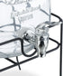 CARLA HOME 2 Pack 4L Glass Drink Dispensers with Stand, Stainless Steel Spigot