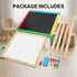 2-in-1 Kids Art Easel Chalkboard & Whiteboard