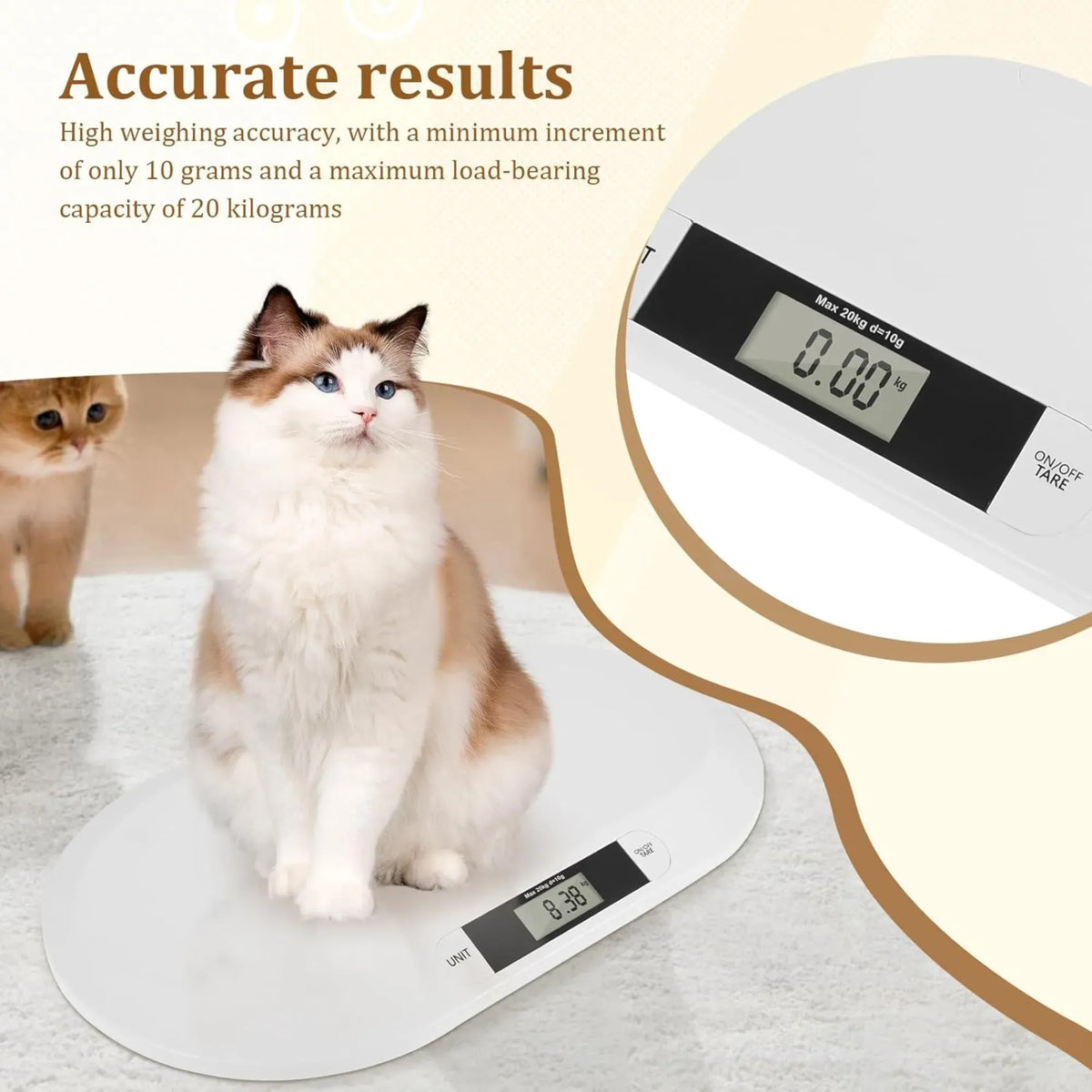 Elctronic Digital Baby Scale with Tare Function Lcd Display
