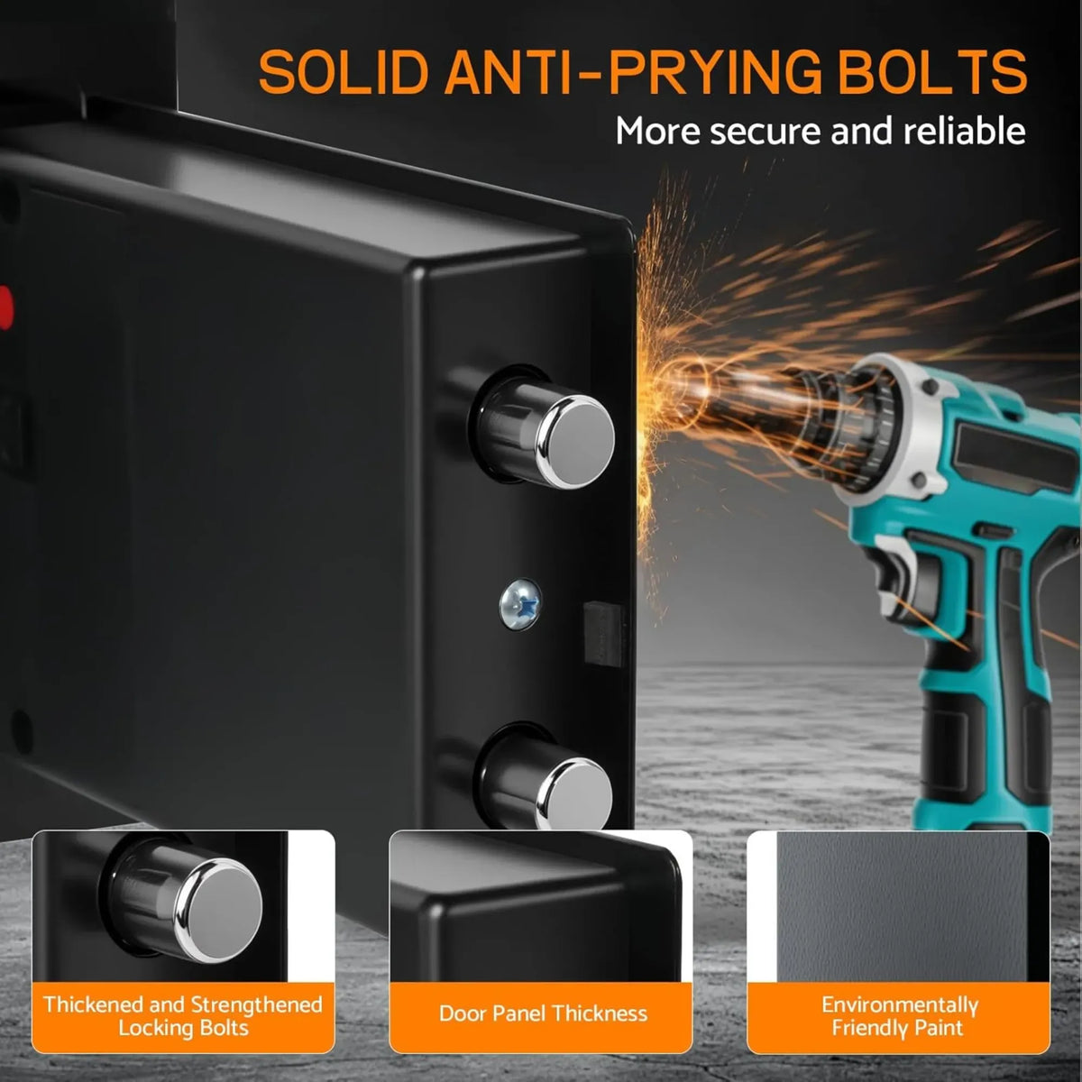 Electronic Safe Box with Keypad Lock for Cash Locker