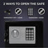Electronic Safe Box - Money Safe with Deposit Slot - Black - Cash Locker
