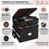 Fireproof Document Box with Lock - Fabric - Office - Fireproof Document Safe