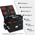 Fireproof Document Box with Lock - Fabric - Office - Fireproof Document Safe