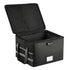 CARLA HOME Collapsible Fireproof Document Box with Lock, Glass Fibre Bag, Black