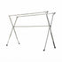 CARLA HOME Folding Clothes Drying Rack 200cm, Indoor Outdoor Airer, Steel, Grey