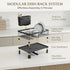 CARLA HOME Dish Drying Rack with Drainboard & Utensil Holder for Kitchen (Black)