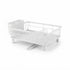 Dish Drying Rack with Drainboard & Utensil Holder for Kitchen (White)