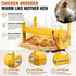 Upgraded Chick Brooder Heating Plate - Adjustable Height - Yellow - Chicken Heater