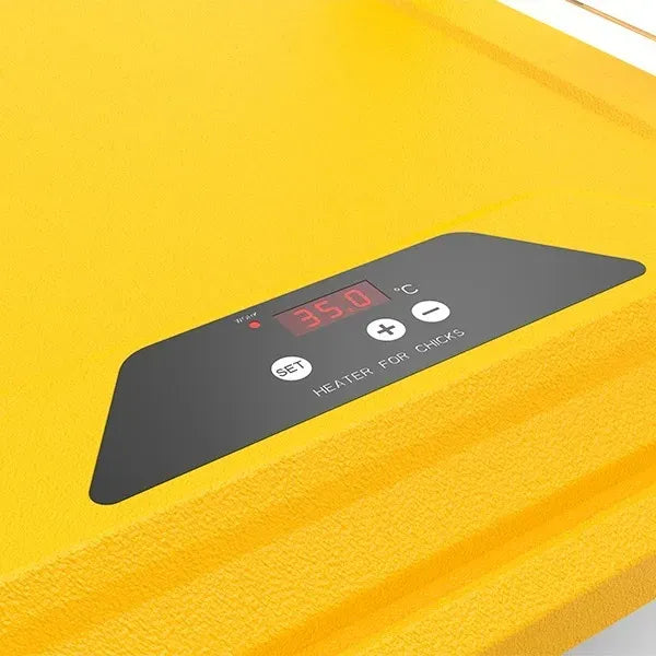 Upgraded Chick Brooder Heating Plate - Adjustable Height - Yellow - Chicken Heater