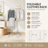 Folding Clothes Drying Rack, 3 Rotatable Arms, Stainless Steel