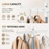 Folding Clothes Drying Rack, 3 Rotatable Arms, Stainless Steel