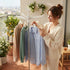 Folding Clothes Drying Rack, 3 Rotatable Arms, Stainless Steel