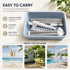 Folding Clothes Drying Rack, 3 Rotatable Arms, Stainless Steel