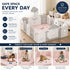 Baby Play Mat 100x150cm Thick Foam Crawling Floor Mat Soft Velvet Pink