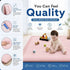 Baby Play Mat 100x150cm Thick Foam Crawling Floor Mat Soft Velvet Pink