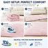 Baby Play Mat 100x150cm Thick Foam Crawling Floor Mat Soft Velvet Pink