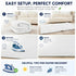 Baby Play Mat 150x200cm, Thick Foam Crawling Mat, Infants, White