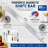 Magnetic Knife Strip 60cm, Premium Stainless Steel Wall Rack Kitchen