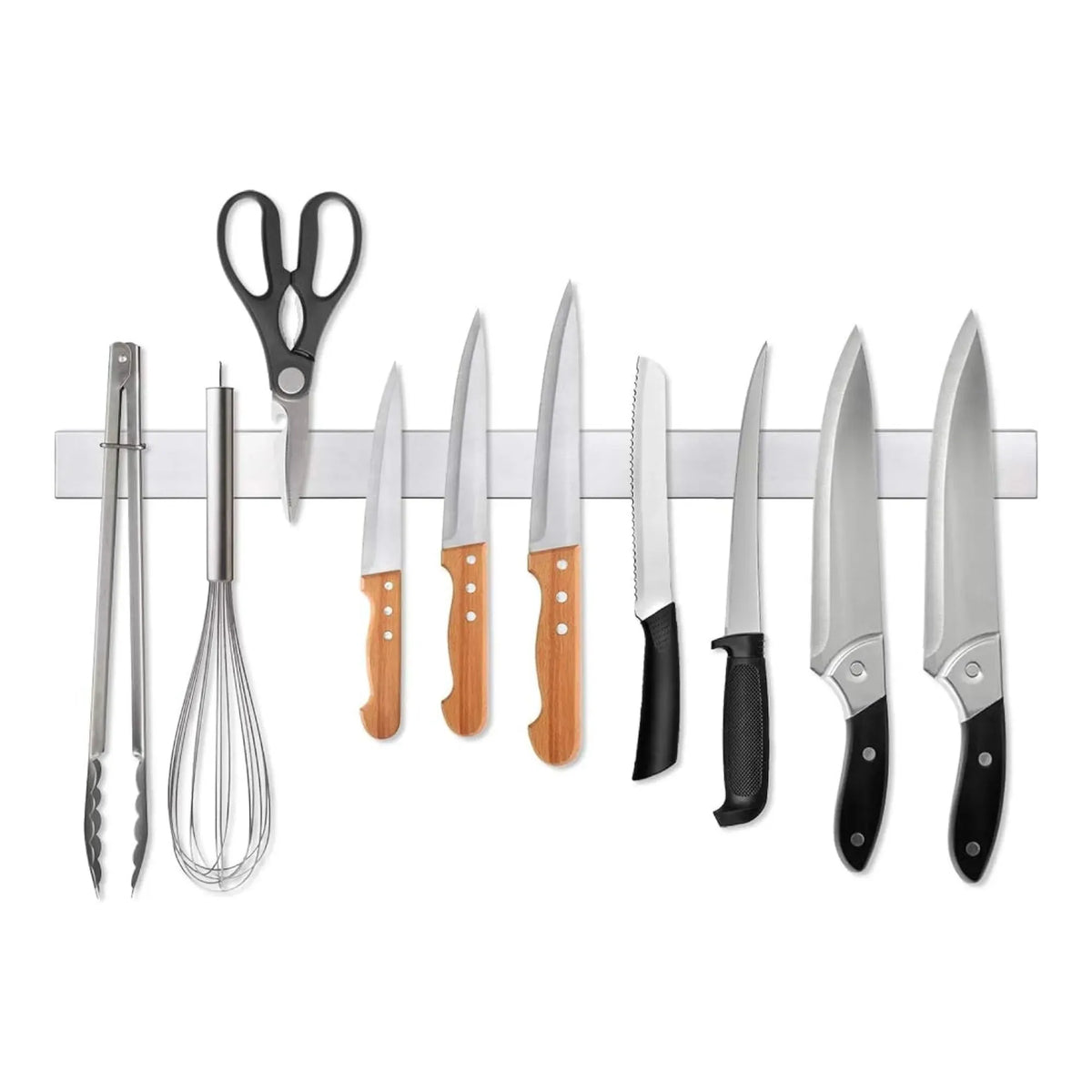 Magnetic Knife Strip 40cm, Premium Stainless Steel Wall Rack Kitchen