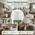 CARLA HOME 7L Motion Sensor Bin, Slim Automatic Touchless Trash Can, Lid, White