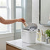 CARLA HOME 7L Motion Sensor Bin, Slim Automatic Touchless Trash Can, Lid, White