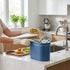7L Automatic Trash Bin with Lid, Motion Sensor Garbage Can Blue