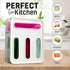 Food Storage Bag Organiser, 4 Compartment Drawer Box, Kitchen Drawer