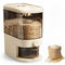 Rice Dispenser 5kg Large Storage, Press Button Grain Container Kitchen