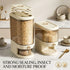 Rice Dispenser 5kg Large Storage, Press Button Grain Container Kitchen