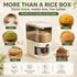 Rice Dispenser 5kg Large Storage, Press Button Grain Container Kitchen