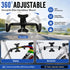 Wall Mount Bike Rack, Adjustable Foldable Hanger, Garage Storage
