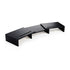 Dual Monitor Stand Riser, Adjustable Length and Angle, Black