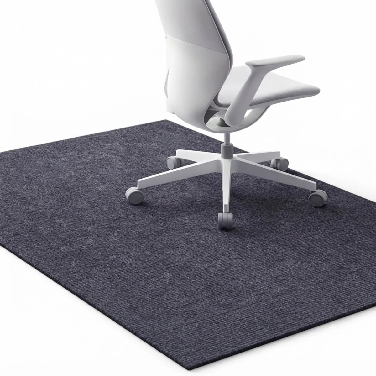 Office Chair Mat Hard Floor Protector, 120x90 cm, Anti-Slip, Grey
