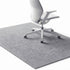 CARLA HOME Office Chair Mat 120x90cm, Hard Floor Protector Anti-Slip Rug, White