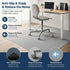CARLA HOME Office Chair Mat 120x90cm, Hard Floor Protector Anti-Slip Rug, White