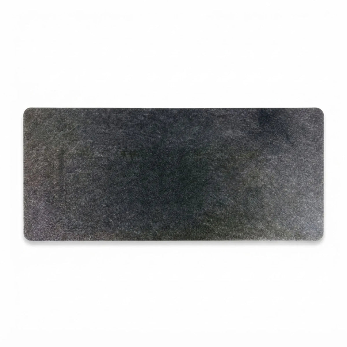 Felt Desk Mat, Large Mouse Pad 80x40cm, Grey Cotton Linen Fabric