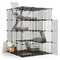 Large Cat Cage Diy Enclosure, 4 Tier Pet Playpen Cat Kennel