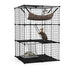 Large Cat Cage Diy Enclosure, 3 Tier Pet Playpen Cat Kennel