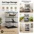 Large Cat Cage Diy Enclosure, 3 Tier Pet Playpen Cat Kennel