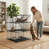 Large Cat Cage Diy Enclosure, 3 Tier Pet Playpen Cat Kennel